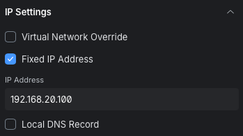 static ip